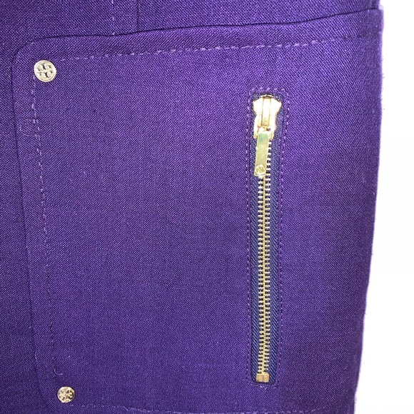 Tory Birch Purple Petra Sheath Dress - Picture 3 of 5